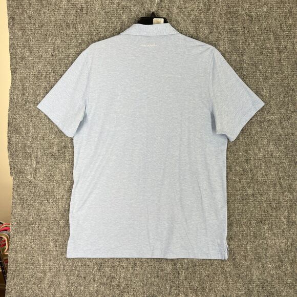 TRAVIS MATHEW POLO SHIRT MENS XXL BLUE GOLF CASUAL BUSINESS PIMA-COTTON PERU - Picture 2 of 10
